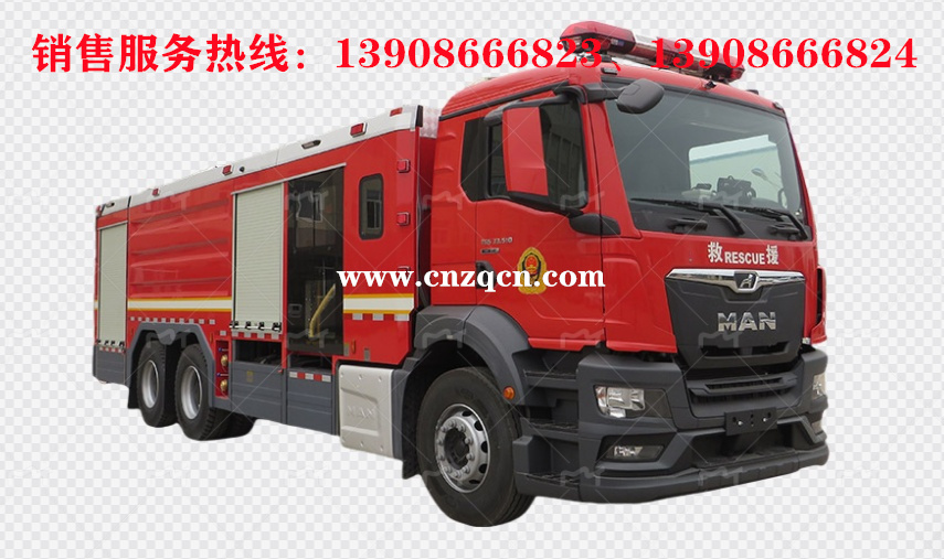 德國(guó)曼恩man后雙橋水罐消防車(chē)