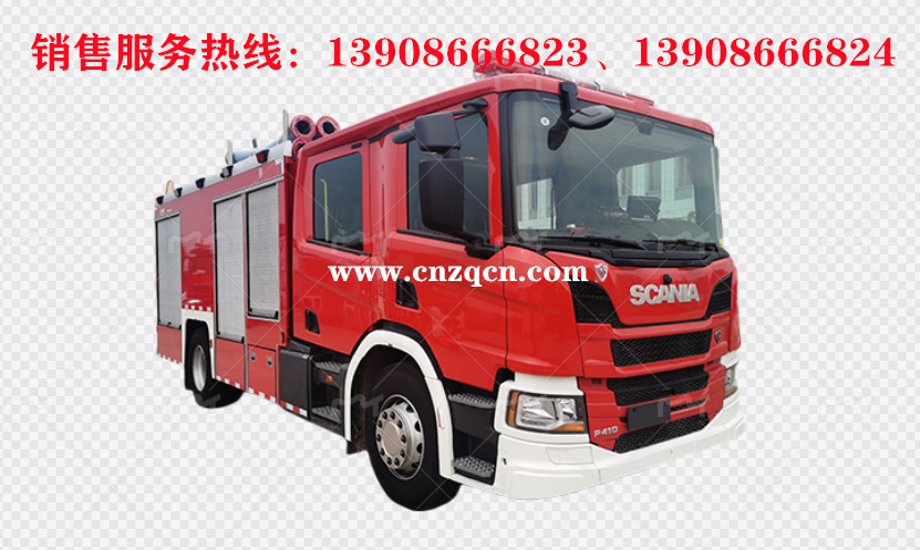 斯堪尼亞scania單橋水罐消防車(chē)