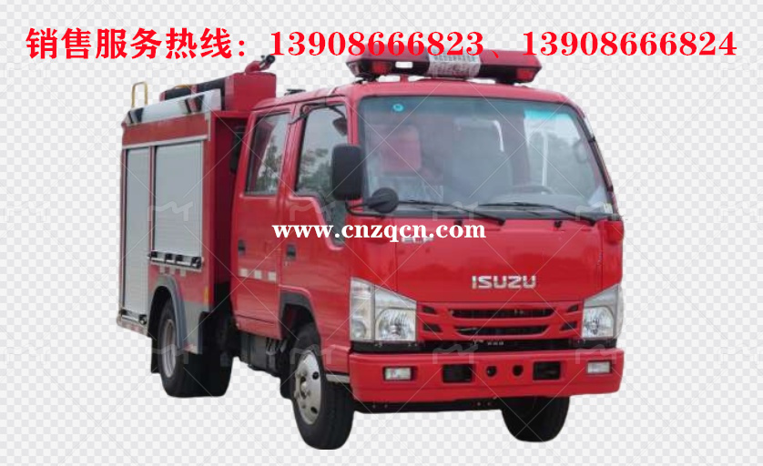 慶鈴五十鈴100P藍(lán)牌水罐消防車(chē)
