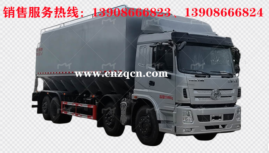 三環(huán)十通前四后八散裝飼料運(yùn)輸車(chē)